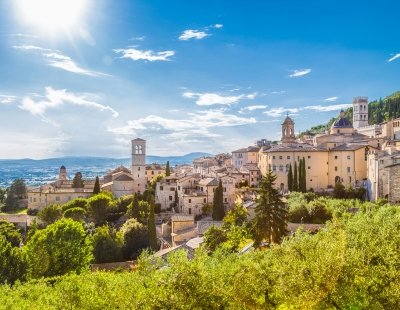 Umbria town and countryside, Italy