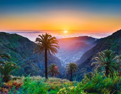 Sunset over Monte Leon, Gran Canaria