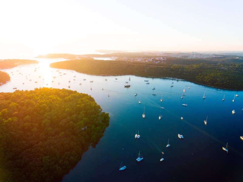 Sunrise in Pula Croatia