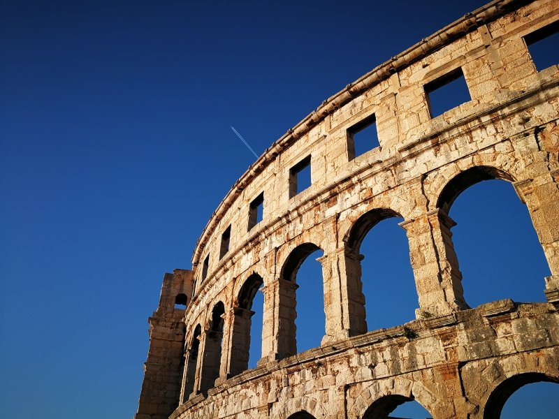 Ampitheatre in Pula Croatia