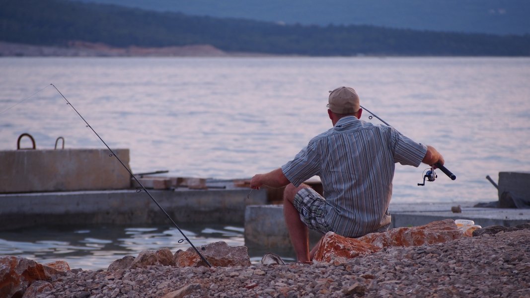 Eco fishing, Primosten, Croatia