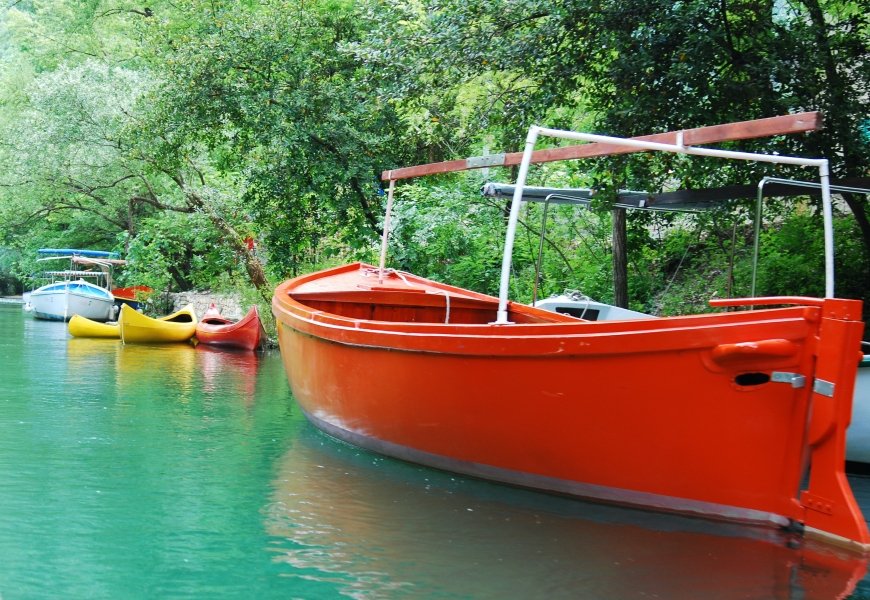 Boat trip from Omis, Croatia